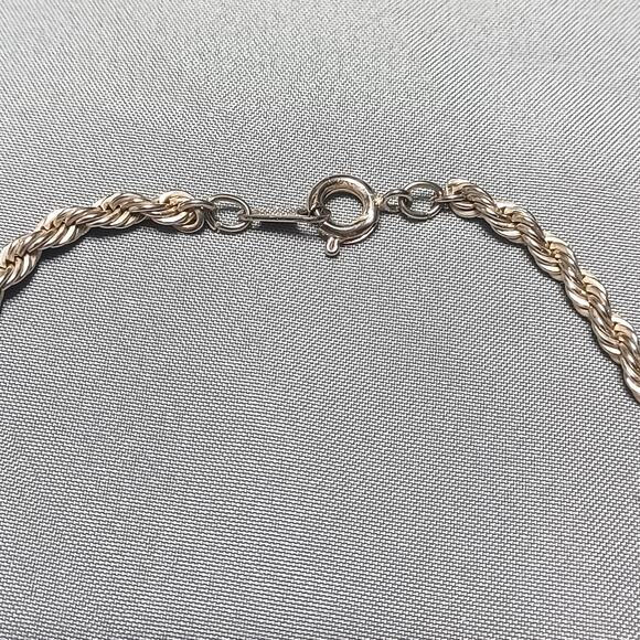 Silver Tone Rope Chain - Picture 2 of 4